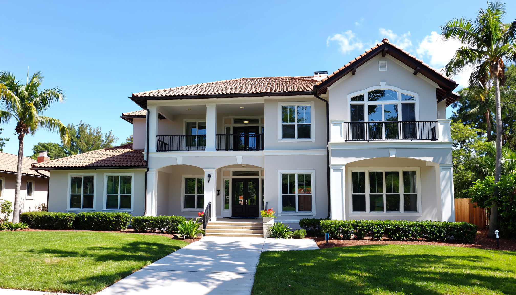 Spring Hill, FL home seamless rain gutters